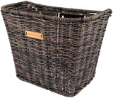 Basil Bremen Rattan Look FM - Panier à vélo - d'abord - y compris Basil FM Stud proprement