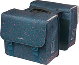 Sacoche de vélo double Basil flair mik 35 litres 15 x 35 x 31 cm (2x) - marine