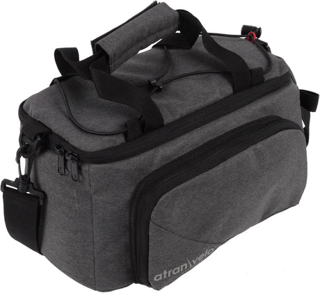 Atranvelo sac porte-bagages zap avs sac de coffre at.velo zap avs gris noir