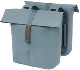 Basil Tas City Double Vegan Leather | Graphite bleu