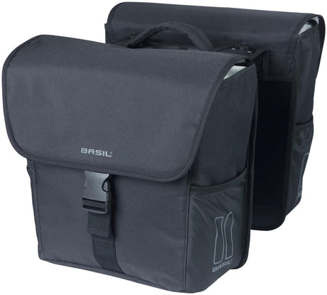 Sacoche de vélo double Basil go mik 32 litres - noir