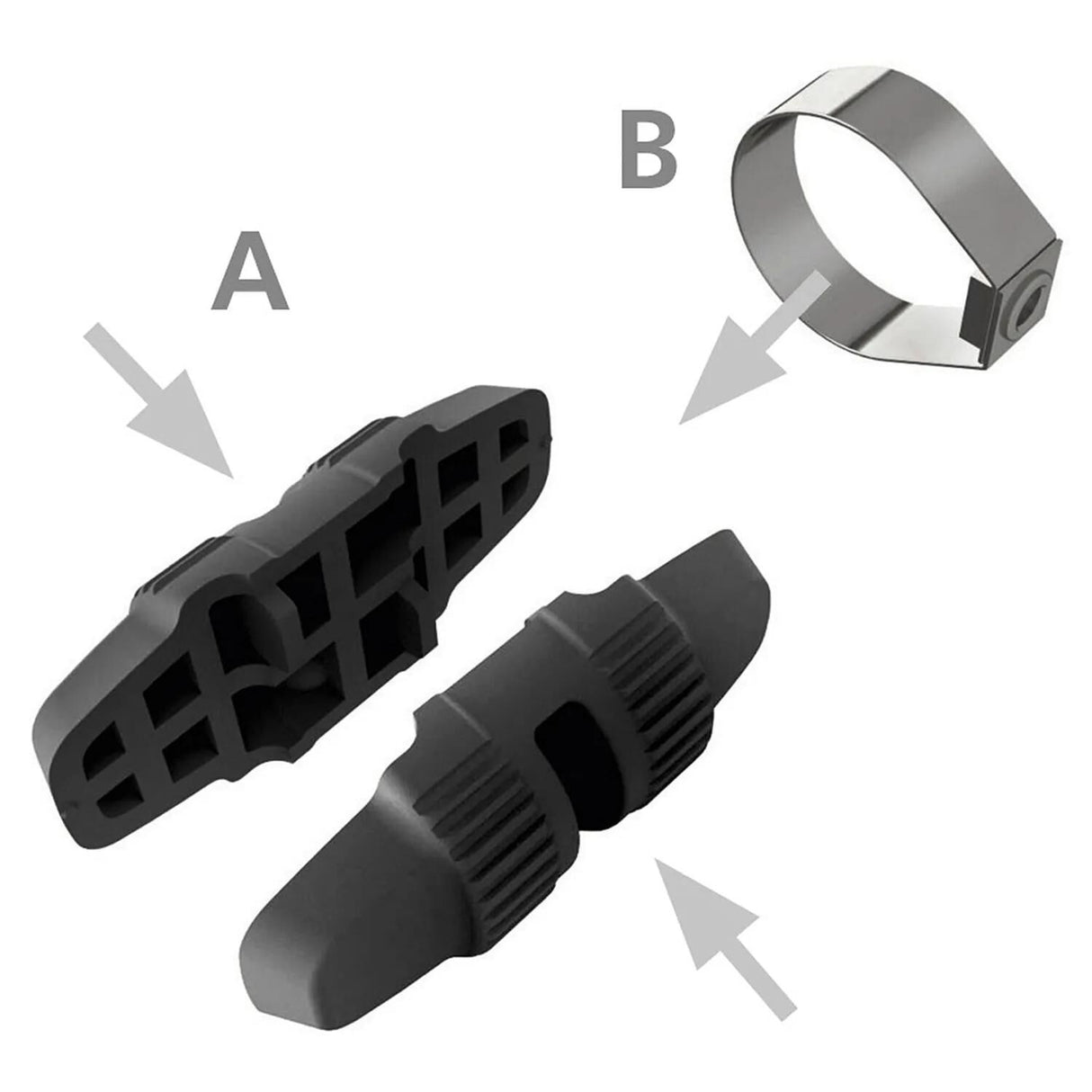 Rixen Kaul Klickfix Adaptateur de selle Contour Adaptateur de selle R K Contour
