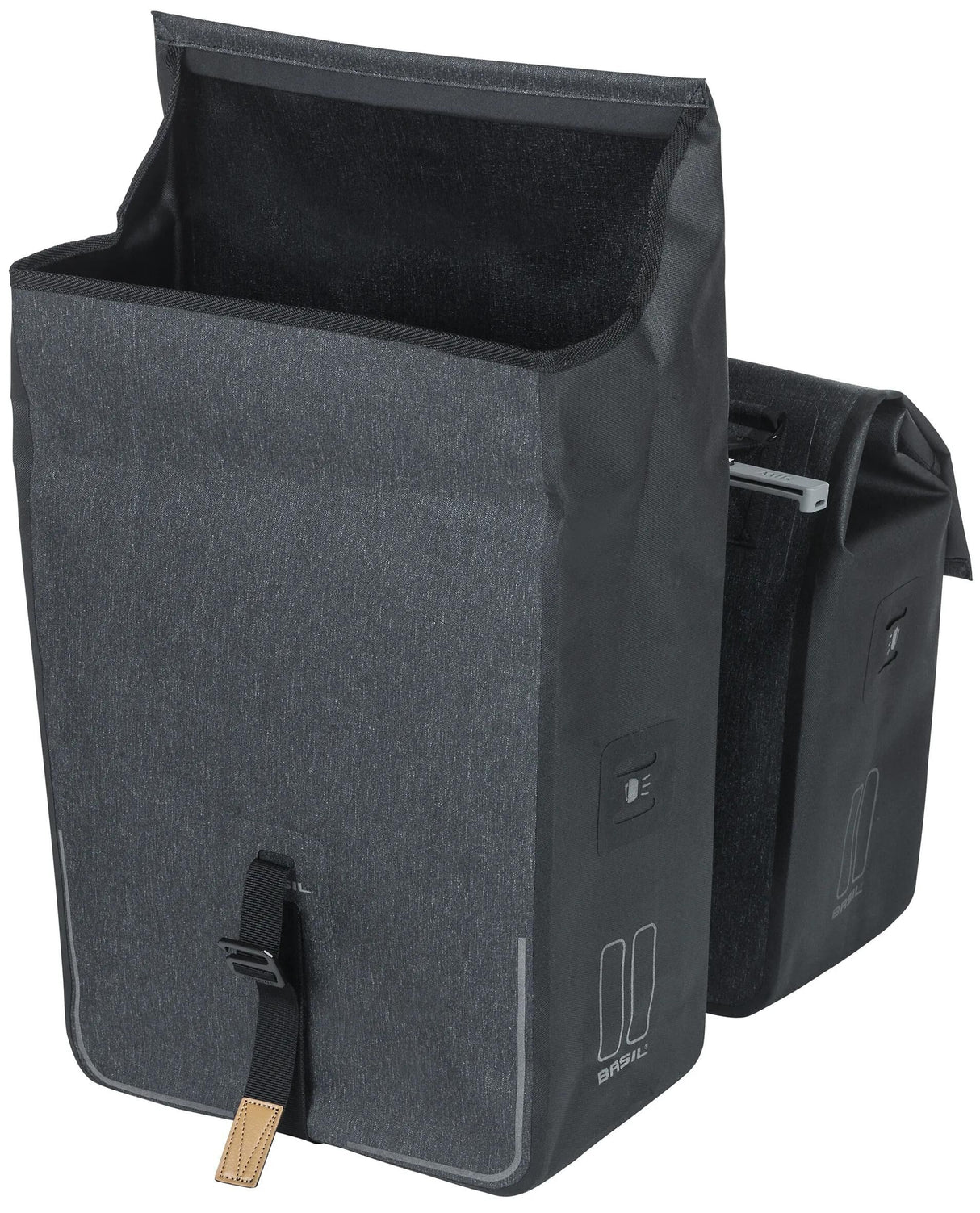 Sacoche de vélo double Basil urban dry mik 50 litres - anthracite