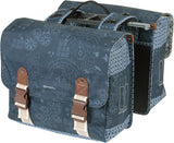 Sacoche vélo double Basil bohème mik 35 litres - bleu indigo