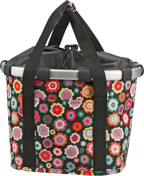 Rixen kaul shopper sac bikebasket shop.bag rk bikebasket fleurs heureuses