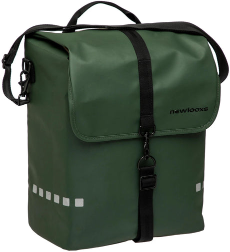 Sac à vélo unique odène - Eau -Pellite - 17,5L - vert noir
