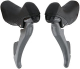 Kit de réglage Shimano avec leviers de frein 2 x 8 vitesses Claris ST-R2000 - gris noir
