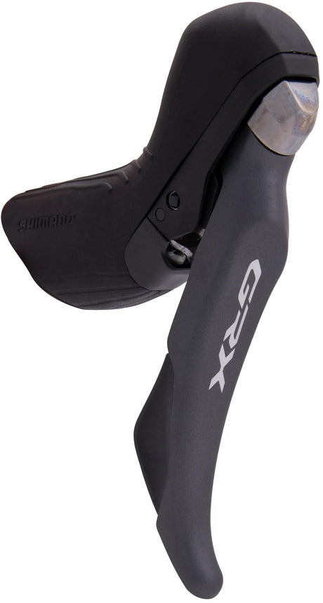 Verleller (à droite) avec levier de frein à 11 vitesses Shimano GRX ST-RX810 pour le frein à disque