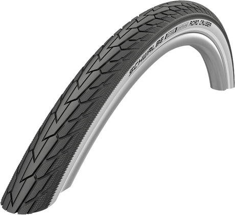 Schwalbe road cruiser - filaire - composé vert - k-guard - 27,5x1,40 - flanc blanc
