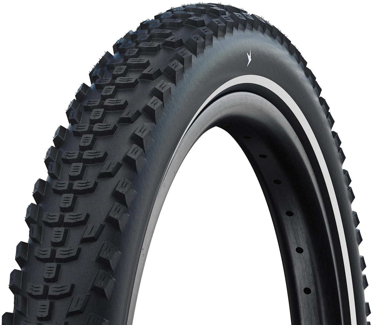 Schwalbe smart sam cargo - filaire - addix e - super défense - 20x2,35 - noir + reflex