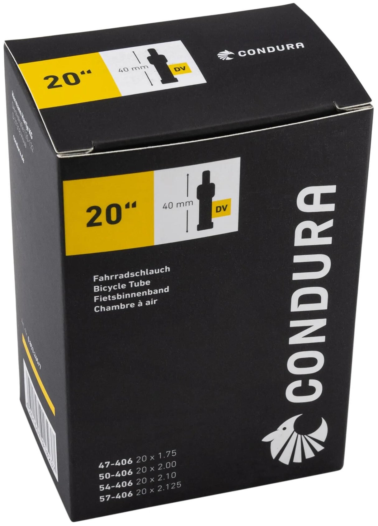 Chambre à air Condura - 20 chambre à air 20 dv40 47 57-406