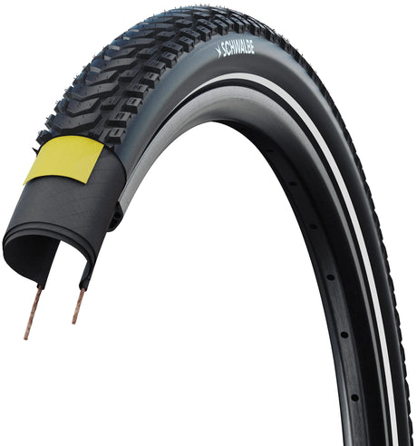 Schwalbe marathon mondial pro 28x2,25 (57-622) pliable évolution line addix noir+reflex