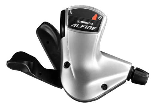 Shimano Alfine SL-S7000 Unidad Schakel Rapidfire Right 8 Velocidad de plata