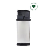 Poubelle à pédale Curver Decobin Duo 23l 23l argent métallisé