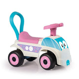 Voiture de marche Dolu rose blanc