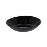 No brand assiette creuse d20 cm pampille noir | 4 pièces