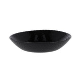 No brand assiette creuse d20 cm pampille noir | 4 pièces