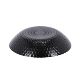 No brand assiette creuse d20 cm pampille noir | 4 pièces