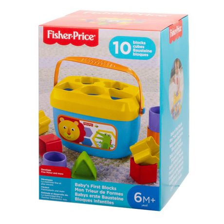 Les premiers blocs de bébé Fisher-Price - boîte à blocs