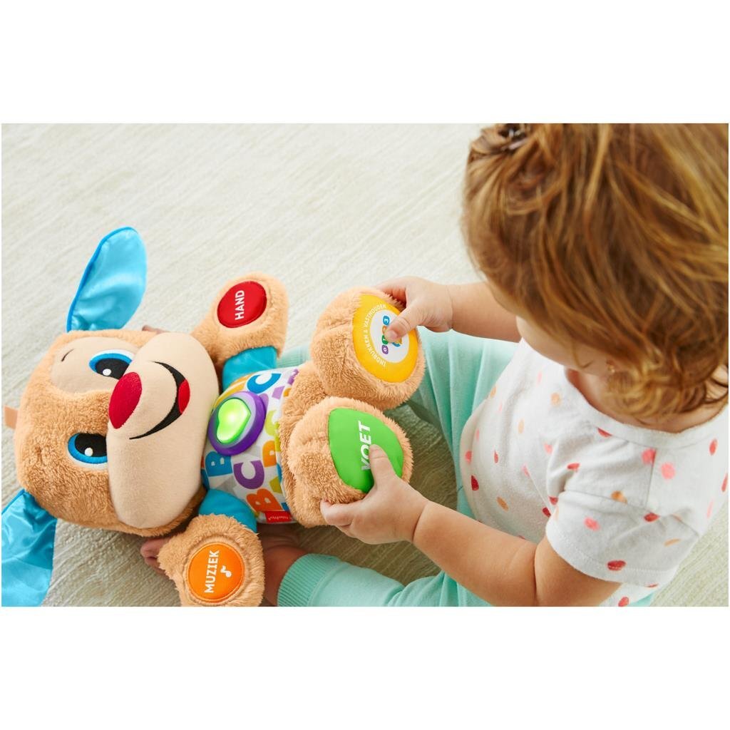 Fisher Price Learning Pleasage Premiers mots Puppy Hug + Light and Sound