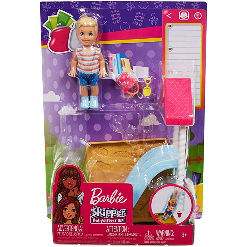 Barbie skiper varuška igra