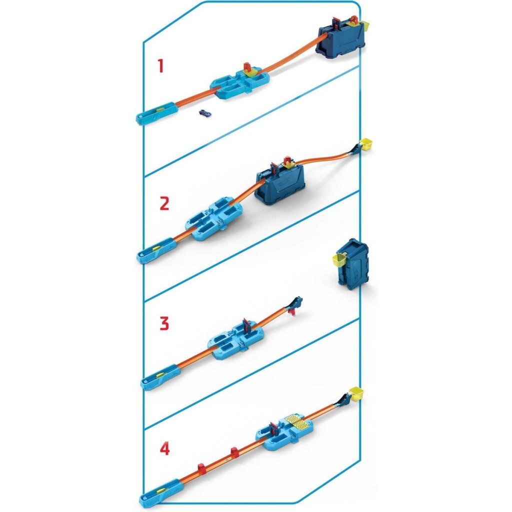 Mattel Track Builder Crash Hteunt Box