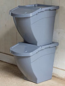 Producten stapelbare voerton met deksel 60l
