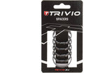 Trivio - entretoise 5mm 1 1 8 aluminium noir - 5 pièces