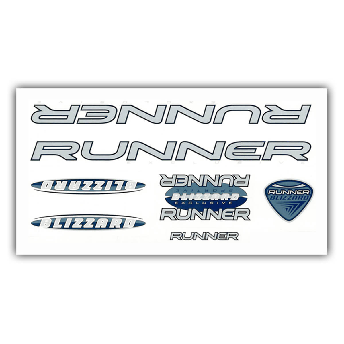 BICYCYME STANDER STANDERSET RUNNER BLIZZARD BLUE