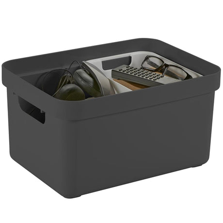 Sunware sigma home boîte de rangement 13l anthracite