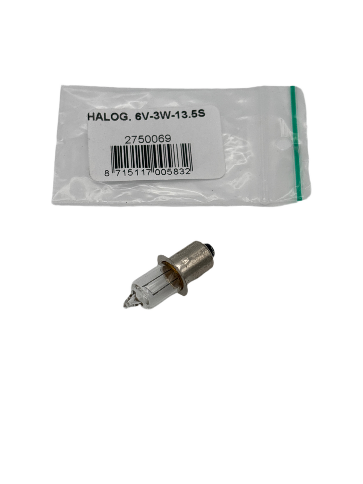 Spanninga Lamp 6V-3W HalogoGe PX13.5S Collar (comme VL1179)