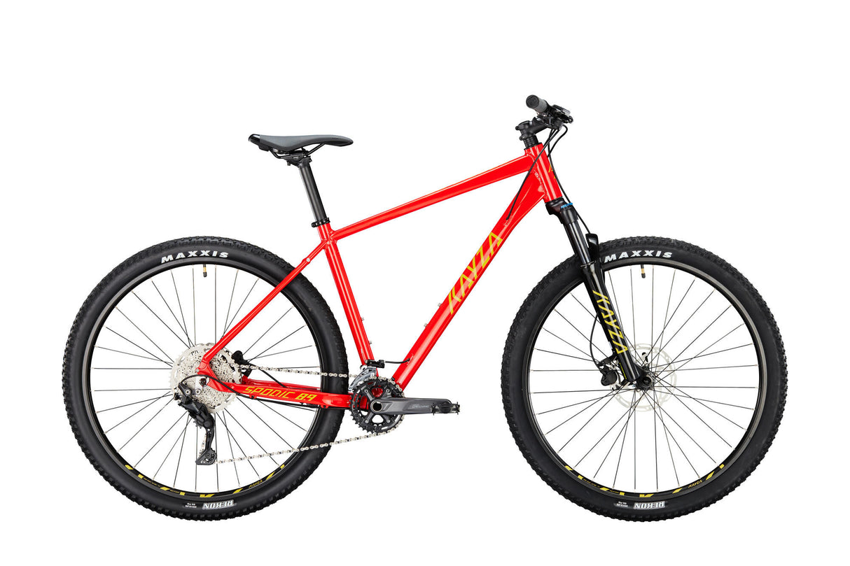 Kayza vtt semi-rigide spodique 8.9 mod. 23 vélo spod.8.9 29 50 semi-rigide 20sp rouge jaune