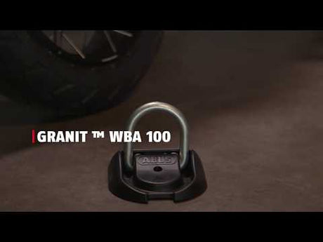 ABUS WBA100 MUR - Verrouillage d'ancrage au sol - noir