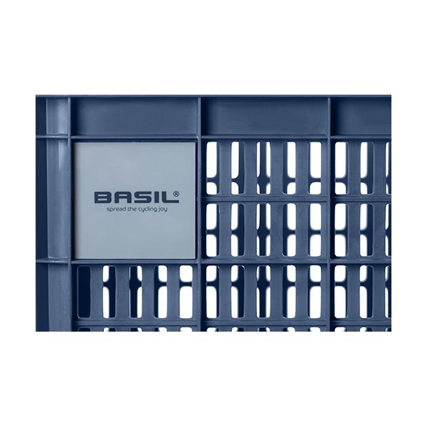 Basil fietskrat l - grand - 40 litres - bleu