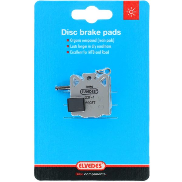 Elvedes cable systems bv jeu de plaquettes de frein à disque elvedes pour campagnolo - gris (1 paire)