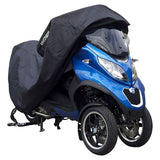 Ds cover housse moto alfa 3w avec espace pour top case - noir