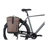 Sacoche de vélo double Basil move mik 30 litres 16 x 27 x 38 cm - marron