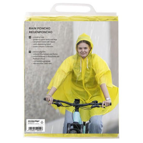 Puch Rain Poncho Grand Mature - Range Jaune et bleu