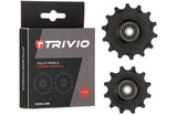 Trivio - roues de dérailleur 12 roulements chromo 14t