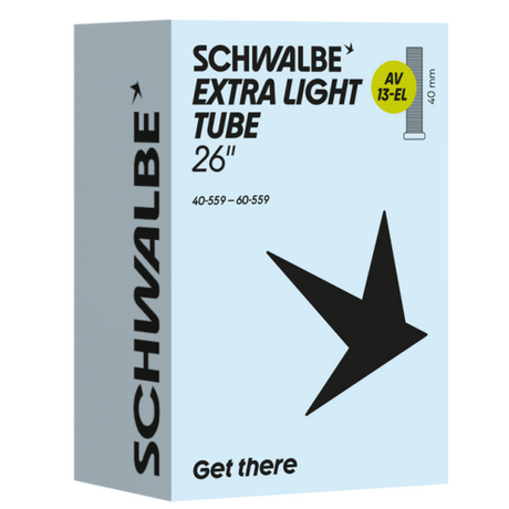 Chambre à air Schwalbe av13-el 26 40 60-559 av 40mm