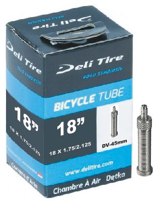 Deli Tire inner tube DV4 18 inch 45 mm 18x1.75 2.125 40 57-355 DV