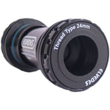 Joueur essieu Elvedes Shimano MTB ATB 24 mm noir