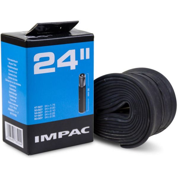 Impac Inner Tube (par Schwalbe) AV24 24x1,5 2,35 Etro 40 60-507, Valve: Auto Schrader 35 mm