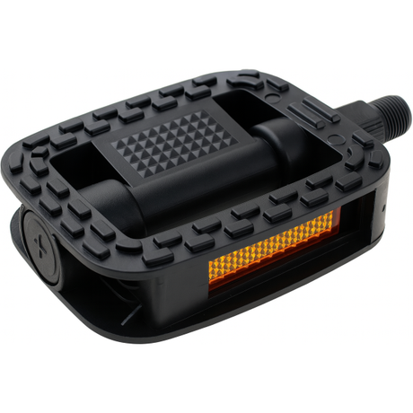 Edge pédale Set Comfort Anti-Slip Black (emballage d'atelier)
