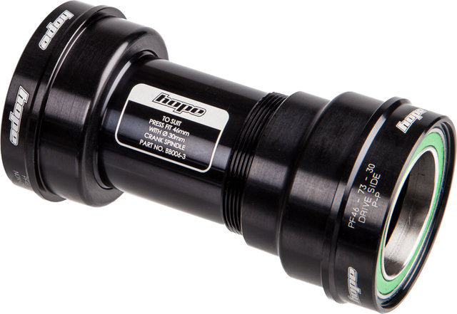 Boîtier de pédalier Hope en acier inoxydable à ajustement serré 46 x 30 mm