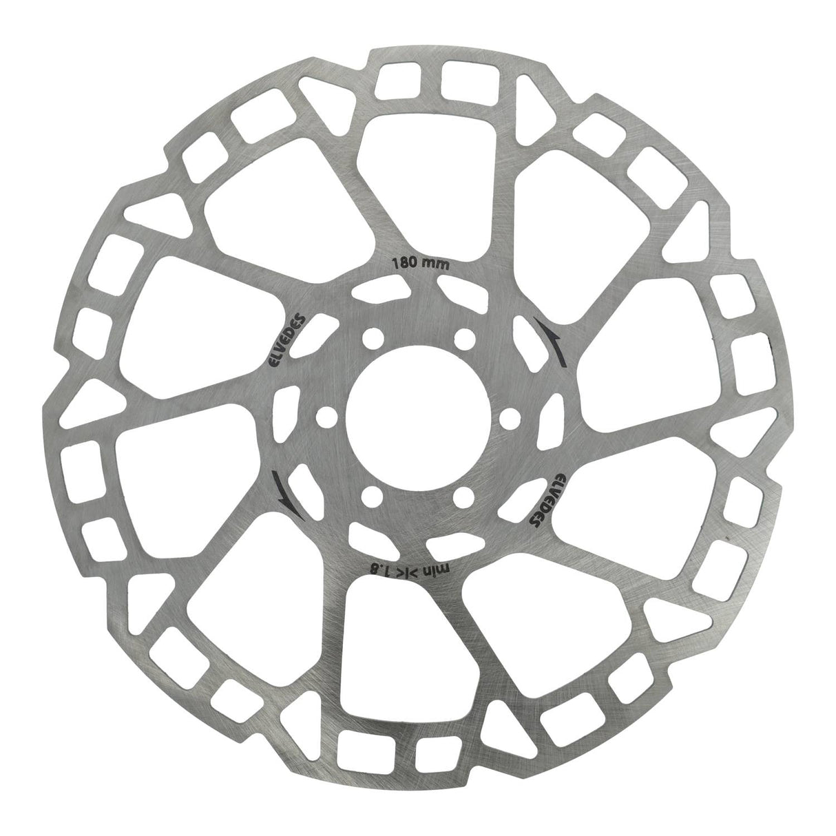 Elvedes brake disc 6-hole Ø180mm T = 2.0mm