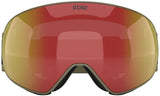 Bliz floz brown w red multi - masque de ski