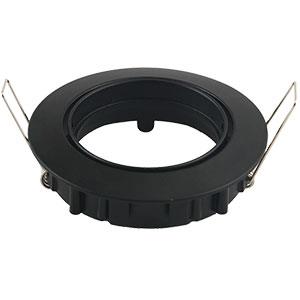 Spot encastrable orientable 50mm rond noir - 5013310
