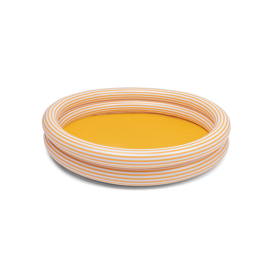Lignes souples | piscine jaune blanc ø 100 cm