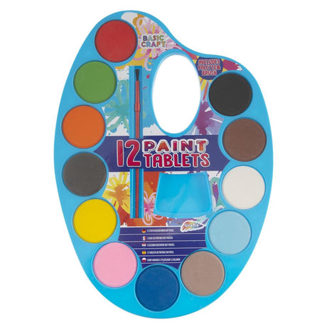 Palette aquarelle Grafix, 12 couleurs